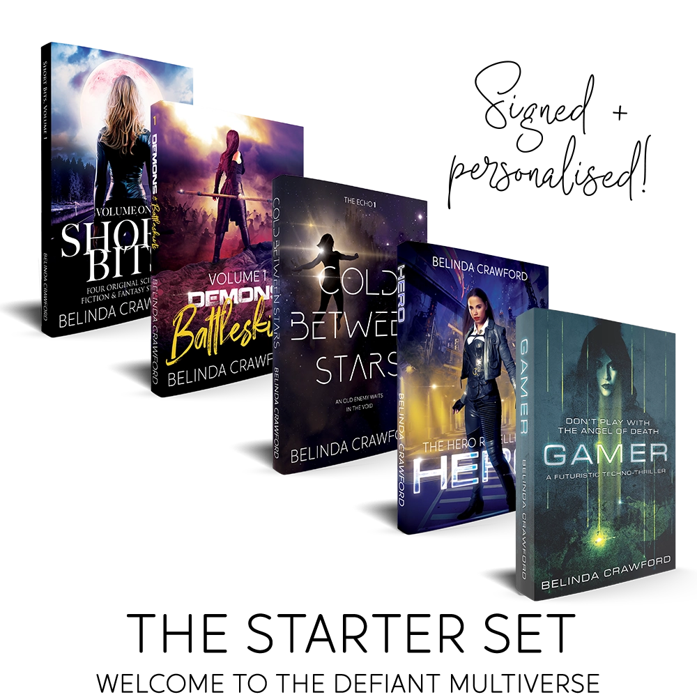 The Defiant Multiverse Starter Set – Signed paperbacks