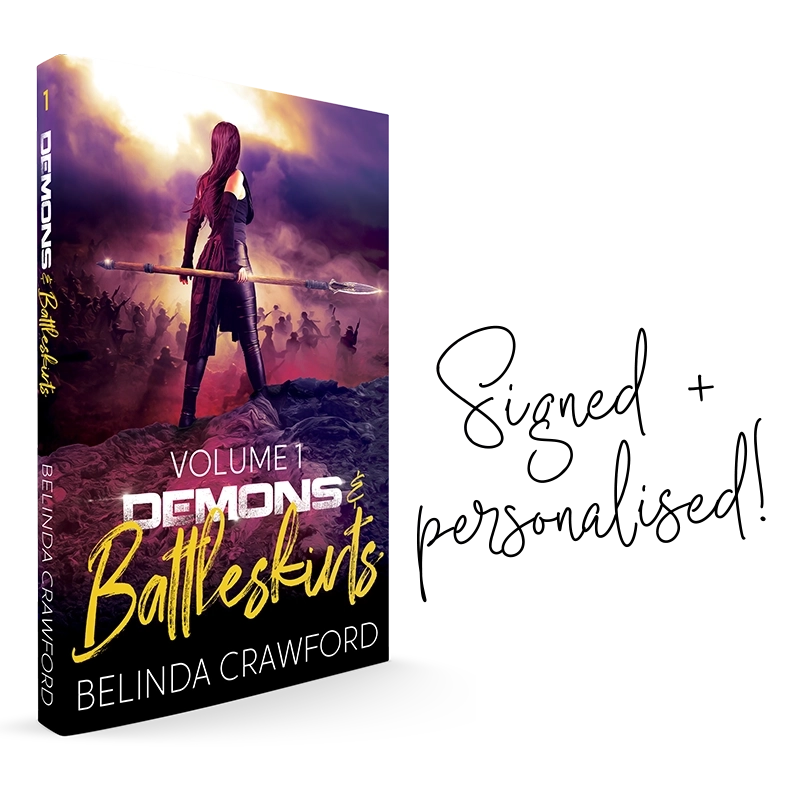 (D&B 1) Demons & Battleskirts, Volume 1 – signed paperback