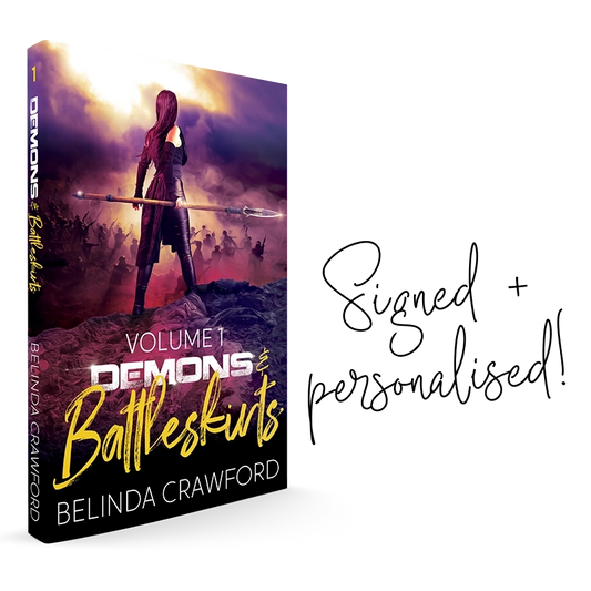 (D&B 1) Demons & Battleskirts, Volume 1 – signed paperback