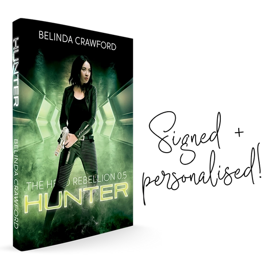 (The Hero Rebellion 0.5) Hunter – Signed paperback